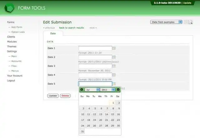 Download web tool or web app Form Tools