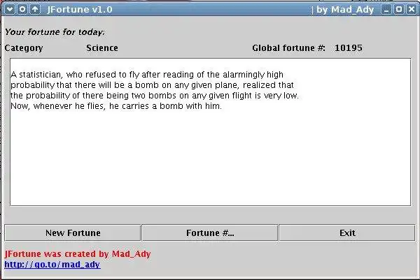 Download web tool or web app Fortune to run in Linux online