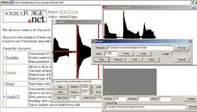 Download web tool or web app Fourier Transform