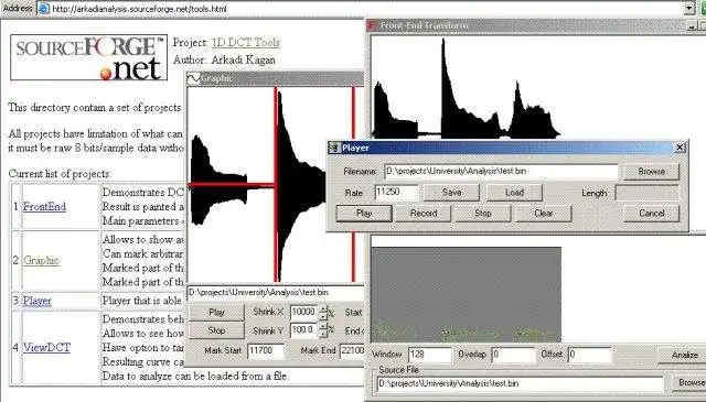 قم بتنزيل أداة الويب أو تطبيق الويب Fourier Transform