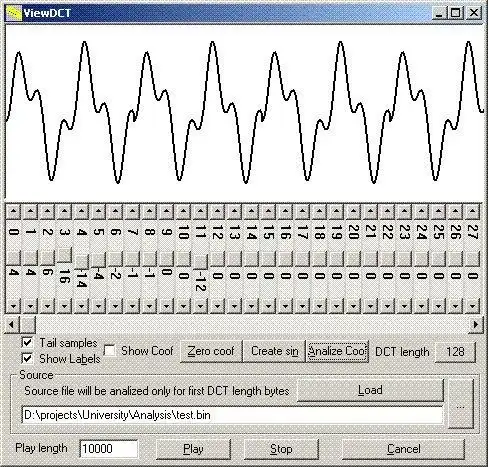 Download web tool or web app Fourier Transform