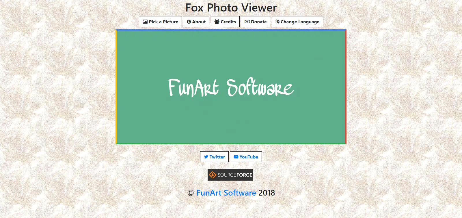 웹 도구 또는 웹 앱 Fox Photo Viewer 다운로드