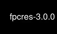 Run fpcres-3.0.0 in OnWorks free hosting provider over Ubuntu Online, Fedora Online, Windows online emulator or MAC OS online emulator