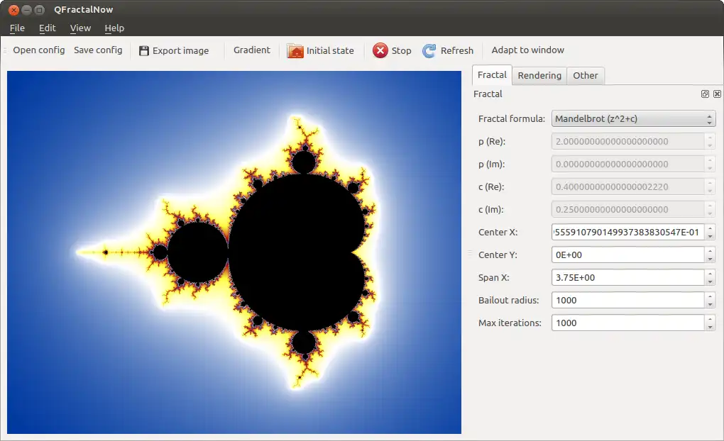 Muat turun alat web atau aplikasi web FractalNow untuk dijalankan dalam Windows dalam talian melalui Linux dalam talian