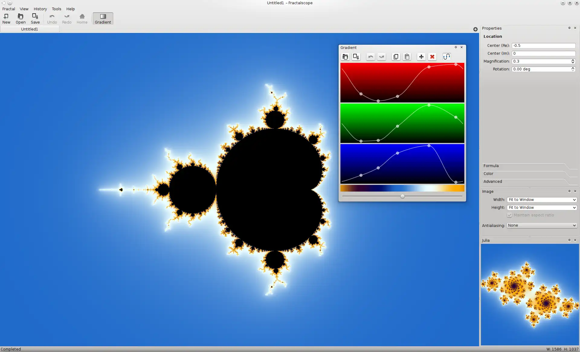 Télécharger l'outil Web ou l'application Web Fractalscope