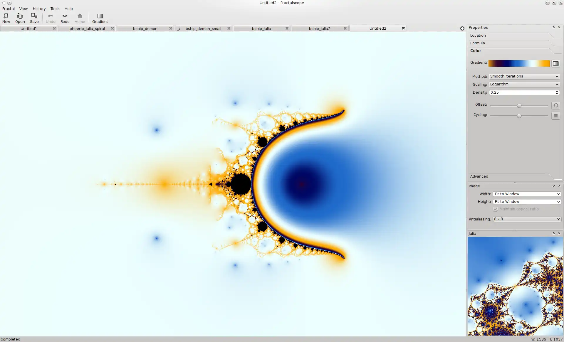 Télécharger l'outil Web ou l'application Web Fractalscope