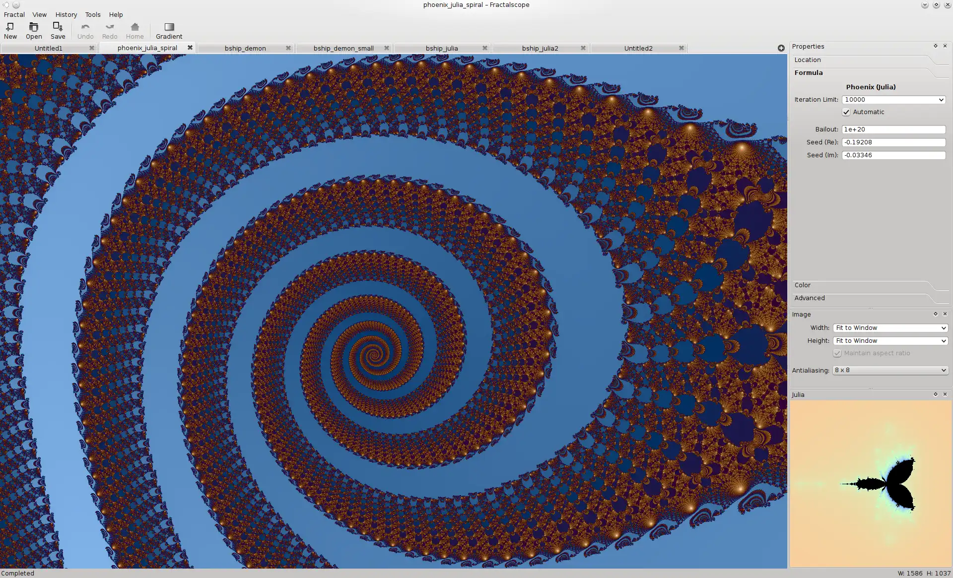 Télécharger l'outil Web ou l'application Web Fractalscope