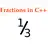 Free download Fractions C++ to run in Windows online over Linux online Windows app to run online win Wine in Ubuntu online, Fedora online or Debian online