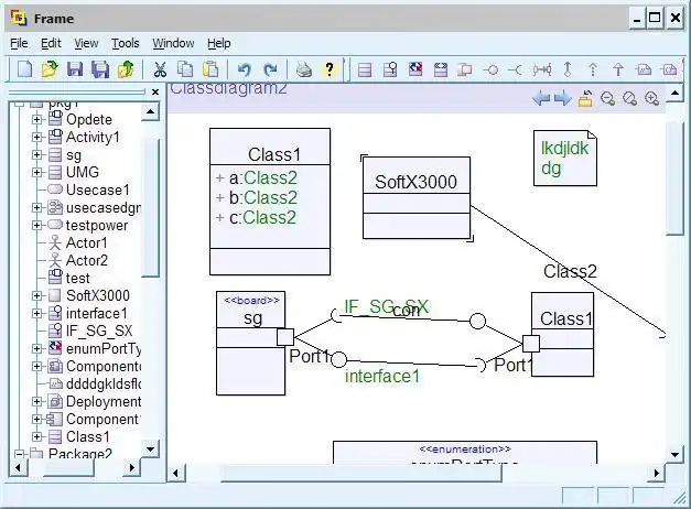 Descargar herramienta web o aplicación web Frame UML