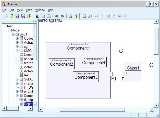 Descargar herramienta web o aplicación web Frame UML