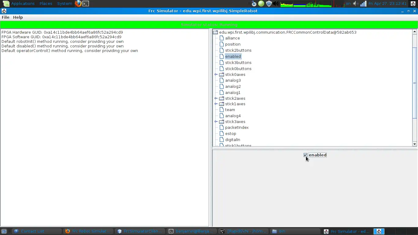 Download web tool or web app Frc Robot Simulator to run in Windows online over Linux online