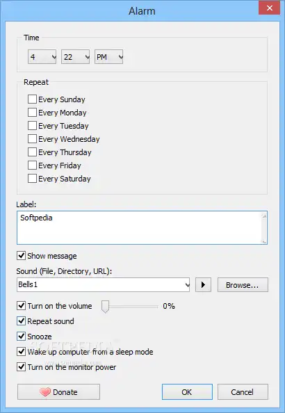Download web tool or web app Free Alarm Clock