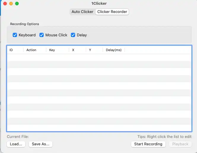 Download webtool of webapp Gratis Auto Clicker voor Mac