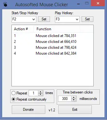 Download web tool or web app Free Auto Mouse Clicker