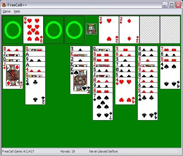 Download web tool or web app FreeCell++ to run in Windows online over Linux online
