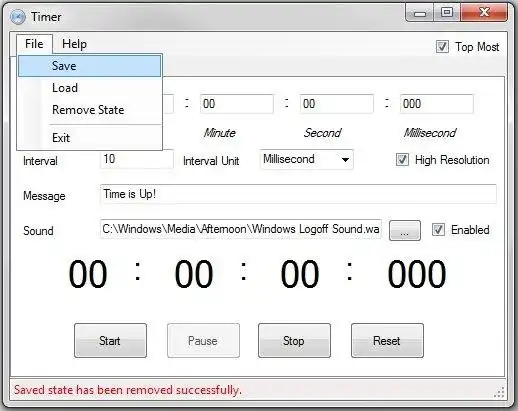 قم بتنزيل أداة الويب أو تطبيق الويب Free Countdown Timer و Stopwatch Timer