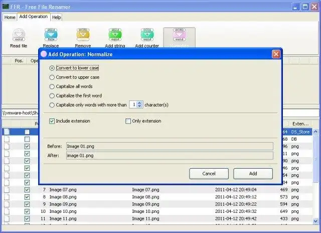 Download web tool or web app Free File Renamer