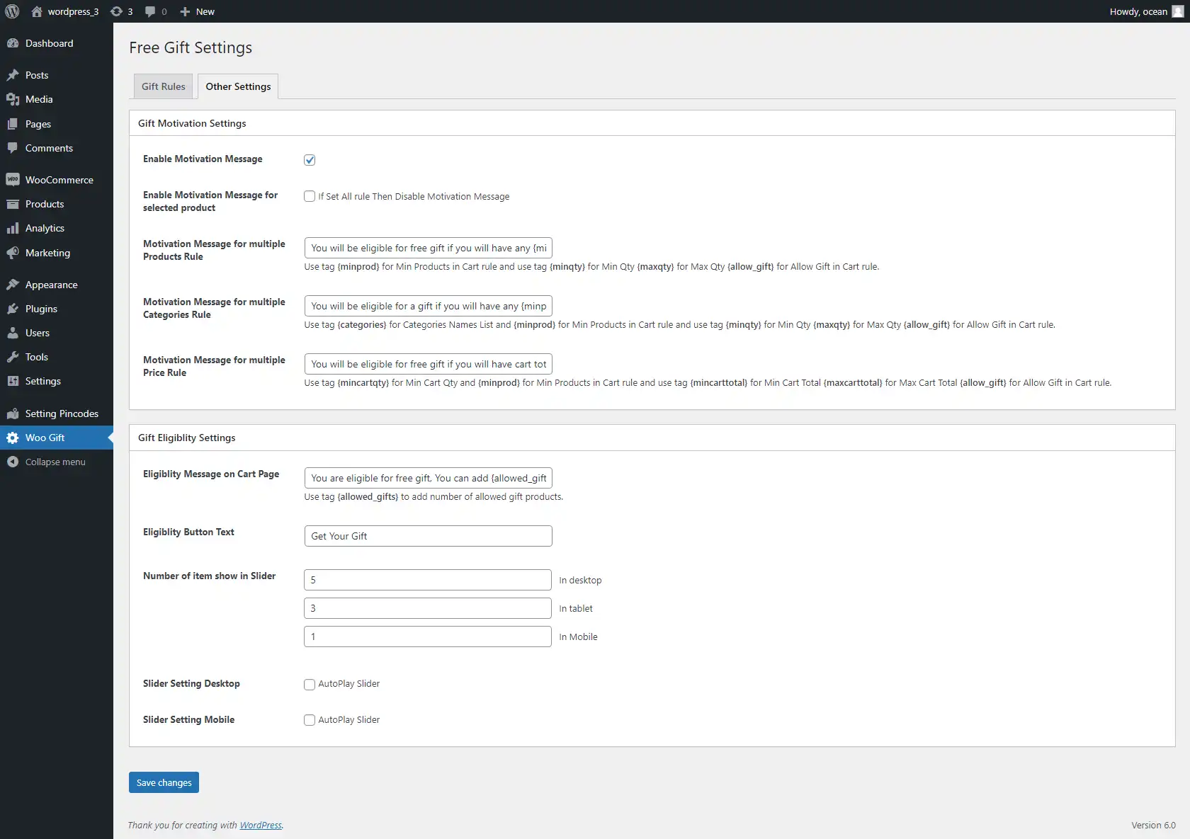 Mag-download ng web tool o web app na Libreng Regalo na Produkto Para sa Woocommerce