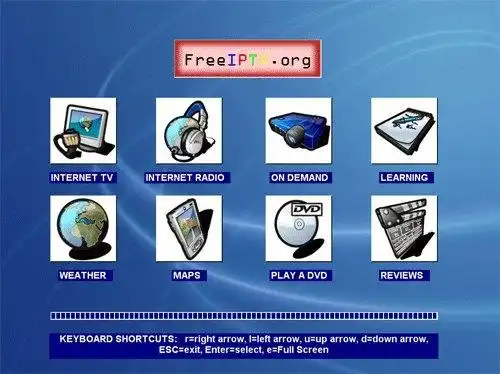 Загрузите веб-инструмент или веб-приложение Бесплатный проект IPTV
