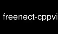 Run freenect-cppview in OnWorks free hosting provider over Ubuntu Online, Fedora Online, Windows online emulator or MAC OS online emulator