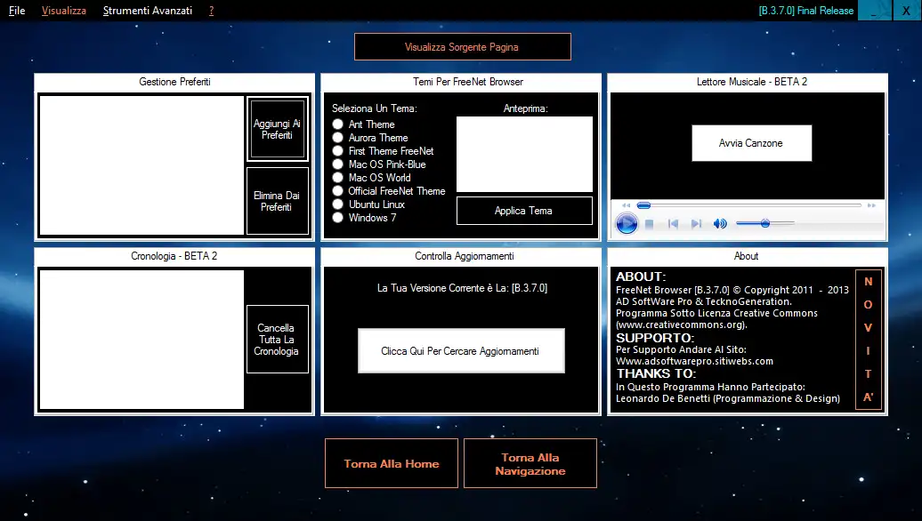 Download web tool or web app FreeNet Browser