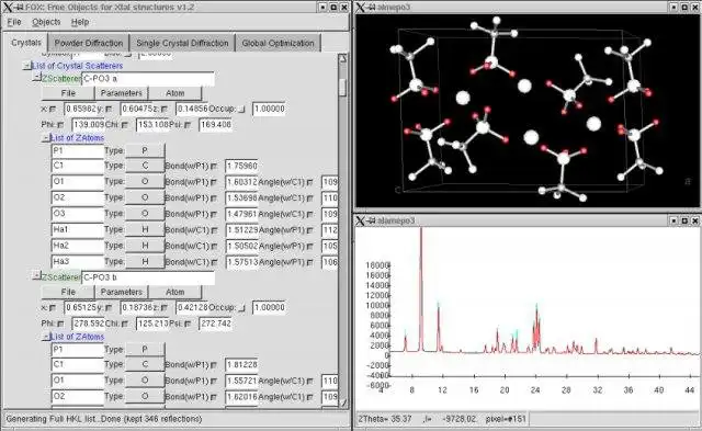 Download web tool or web app Free Objects for Crystallography to run in Windows online over Linux online