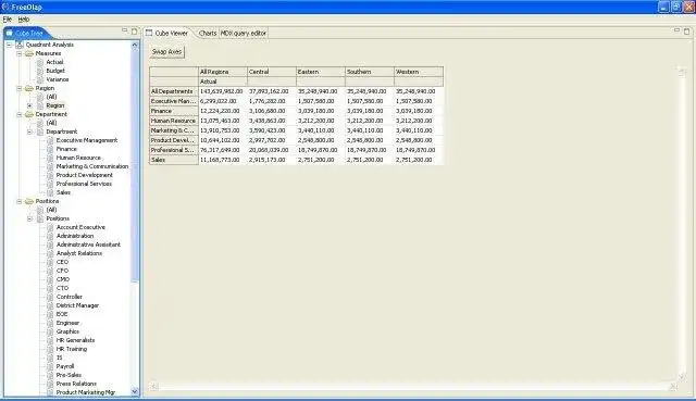 Descargue la herramienta web o la aplicación web FreeOlap