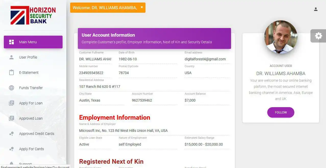 Download web tool or web app free online banking scripts php