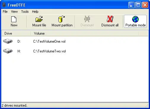 Download web tool or web app FreeOTFE