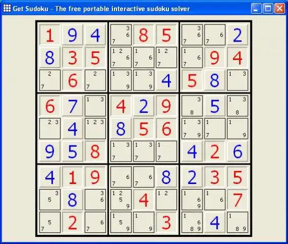 Download web tool or web app Free portable interactive sudoku solver to run in Linux online
