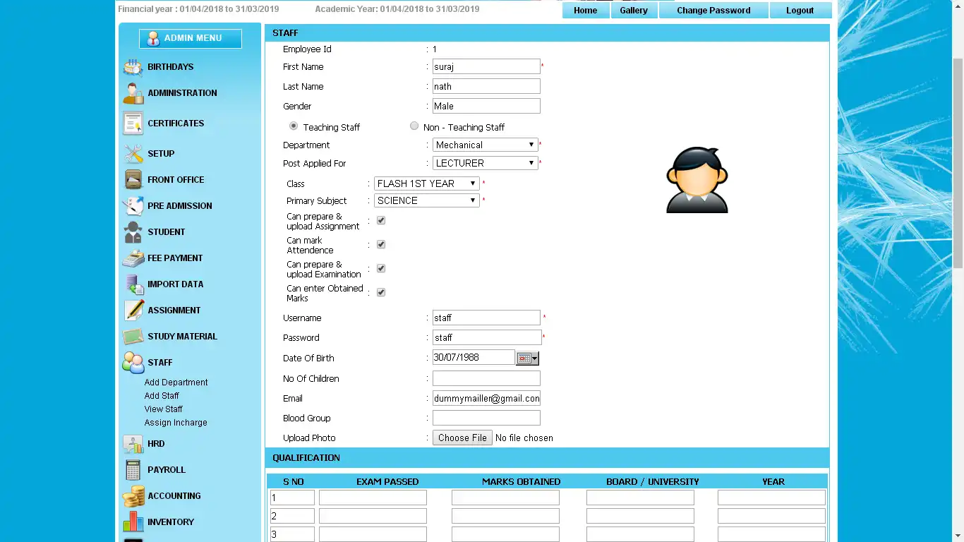 Download web tool or web app Free School ERP Ultimate Original PHP