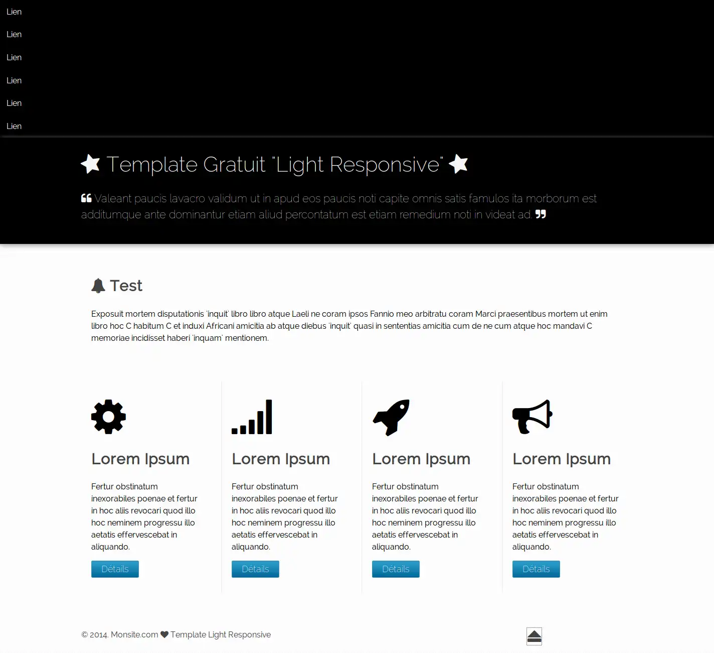 Download web tool or web app Free Template Responsive Light