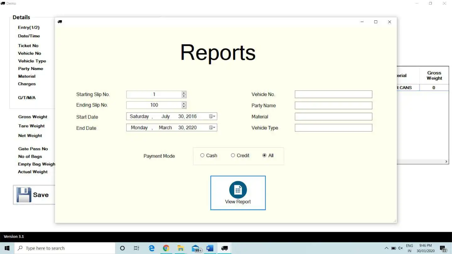 Tải xuống công cụ web hoặc ứng dụng web Phần mềm Weighbridge miễn phí (Máy tính) để chạy trong Linux trực tuyến