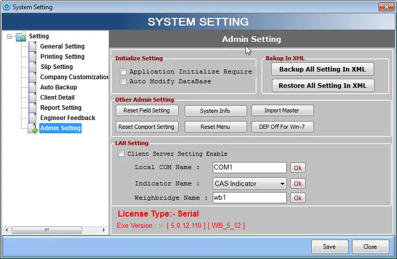 Download web tool or web app free Weighbridge Software