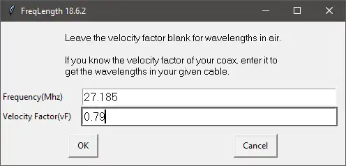 Download web tool or web app FreqLength