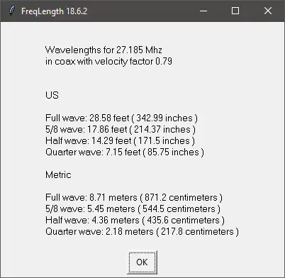 Download web tool or web app FreqLength