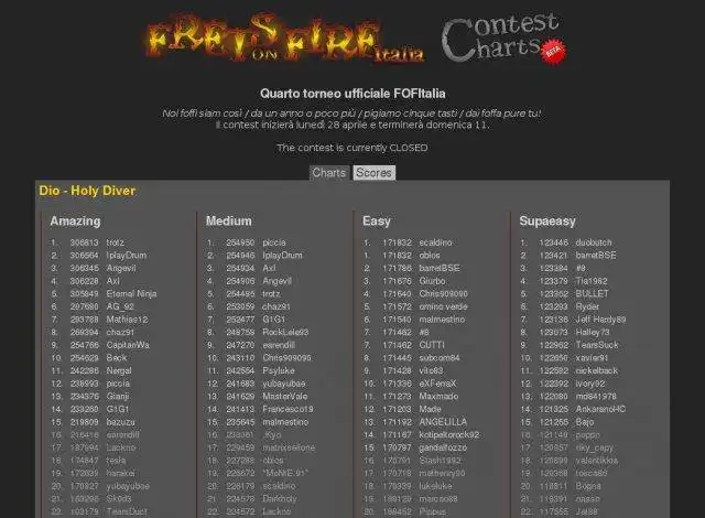 Download web tool or web app Frets on Fire Contest Server to run in Linux online