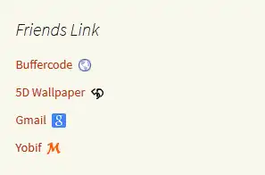 Download web tool or web app Friends Link Widget