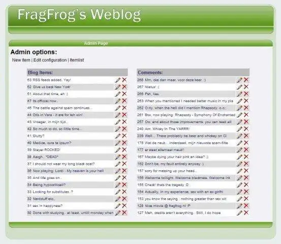 Download web tool or web app FrogBlog