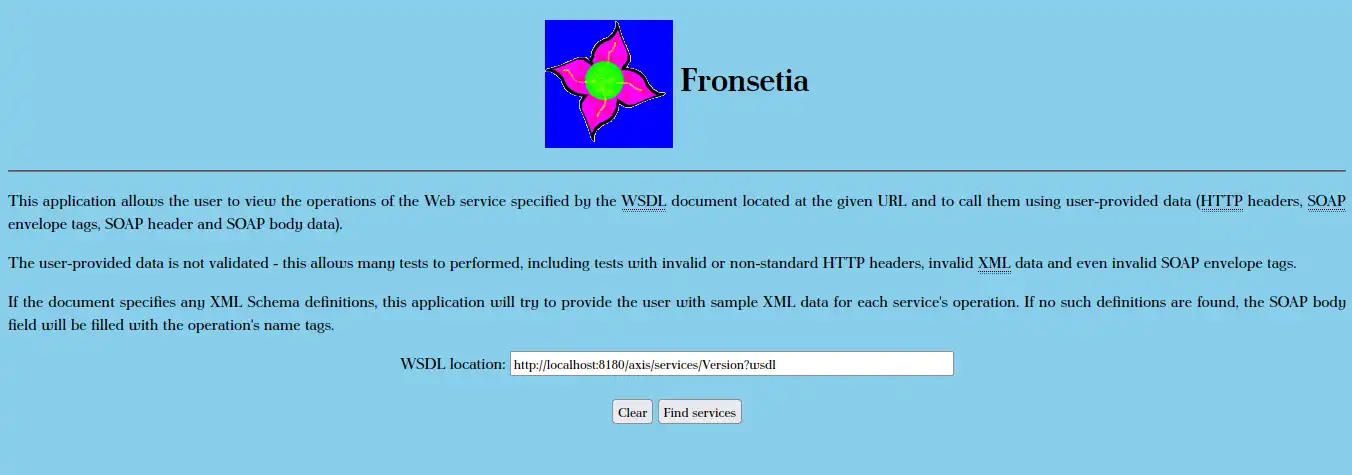 قم بتنزيل أداة الويب أو تطبيق الويب Fronsetia