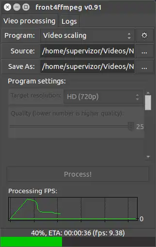 Download web tool or web app front4ffmpeg