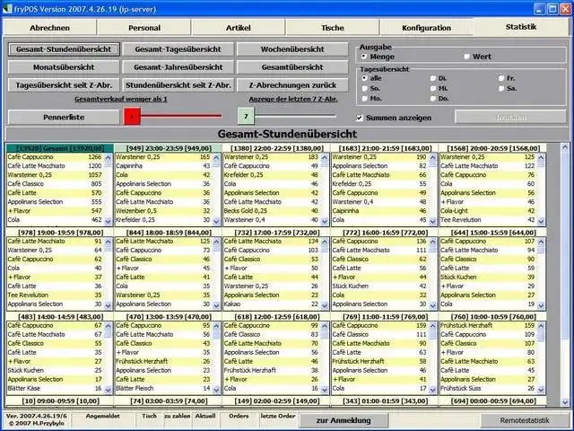 Download web tool or web app fryPOS