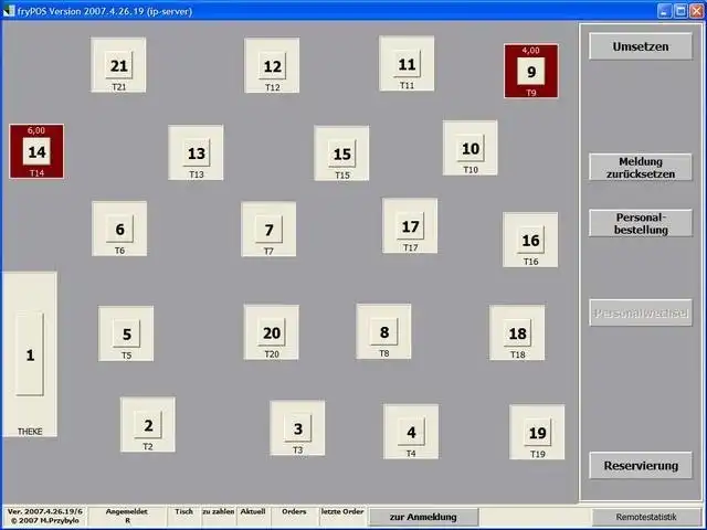 Download web tool or web app fryPOS