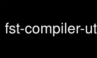 Jalankan fst-compiler-utf8 dalam penyedia pengehosan percuma OnWorks melalui Ubuntu Online, Fedora Online, emulator dalam talian Windows atau emulator dalam talian MAC OS