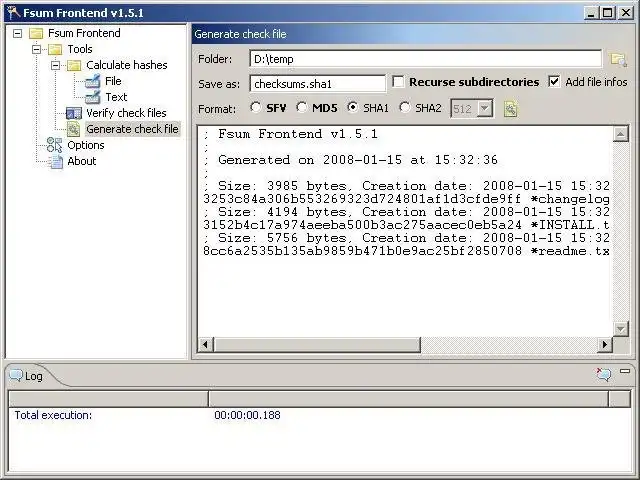 Download web tool or web app Fsum frontend