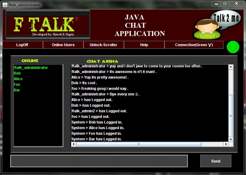 Unduh alat web atau aplikasi web FTALK