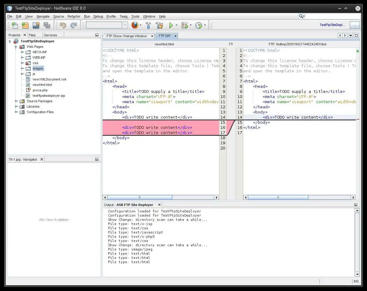 Download web tool or web app Ftp Site Deployer