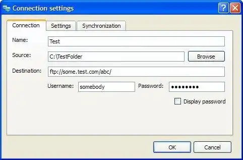 Download web tool or web app FTP Synchronizer