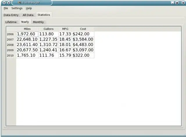 Download web tool or web app Fuel Manager