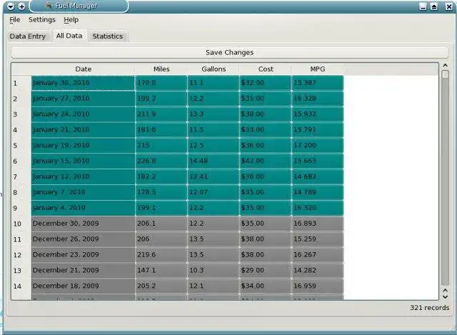 Download web tool or web app Fuel Manager